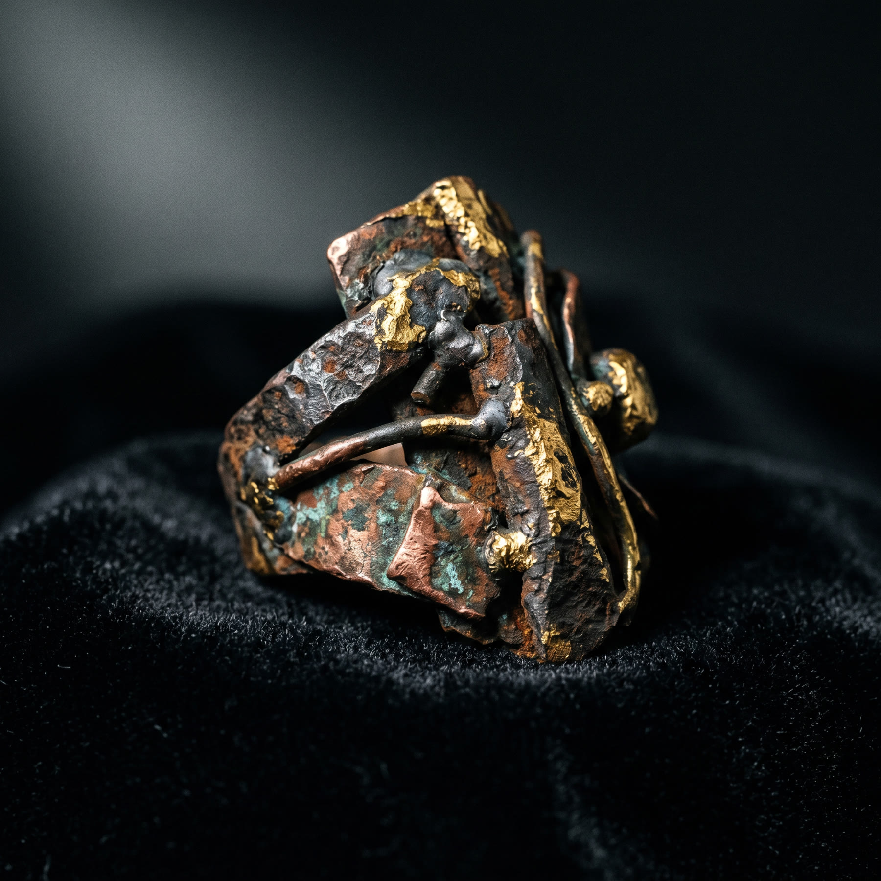 Anello FR in ferro e rame